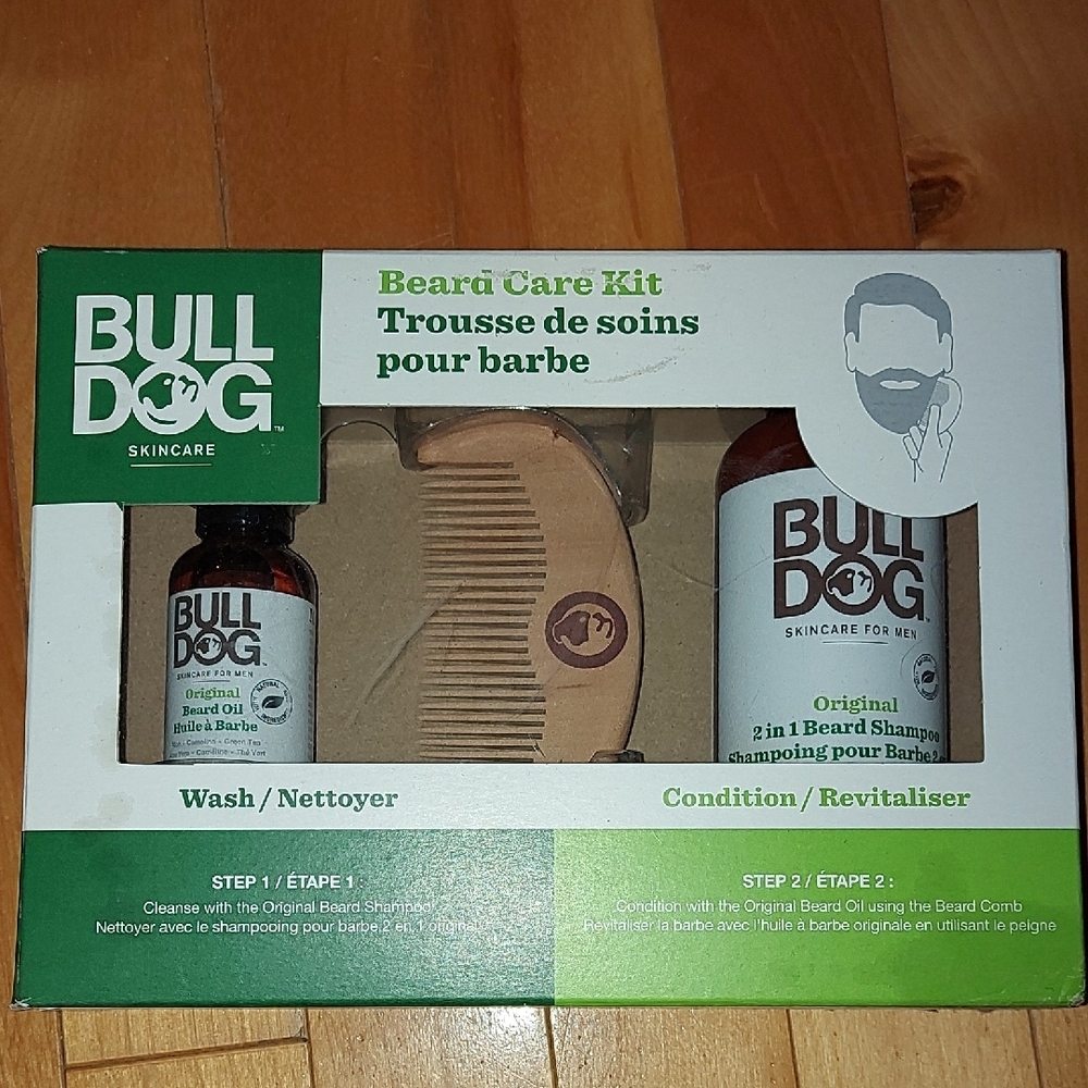 Skincare Beard Care Kit - Green and Brown